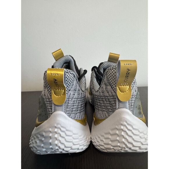 Under Armour Curry X Father to Son Young Wolf Grey GOLD 11.5 Men’s Shoes Sneaker - Picture 8 of 12